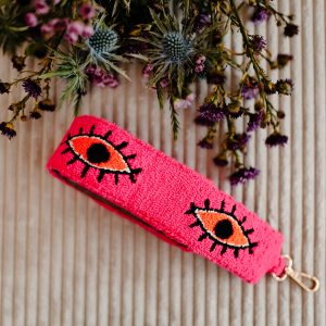 BANDOULIÈRE-BRODÉE-OEIL-ROSE-FLUO-ORANGE-1