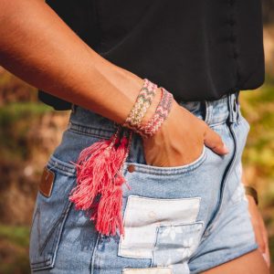 Bracelets tissés multicolore
