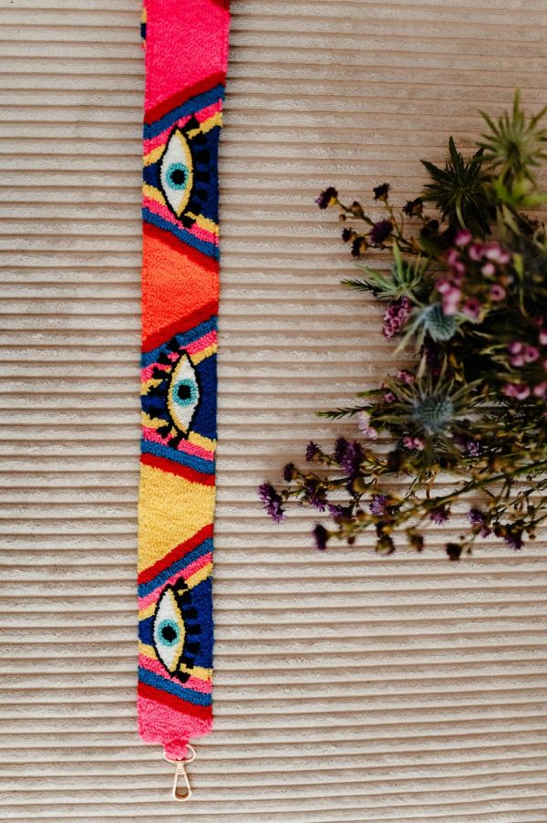Bandoulière brodée multicolore Tokyo