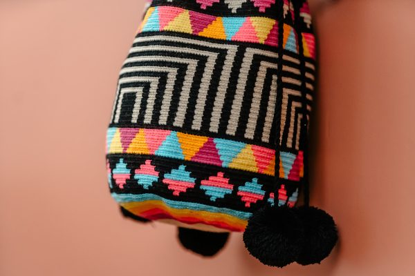 sac seau multicolore