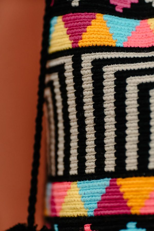 Zoom sur les designs d'un sac à bandoulière