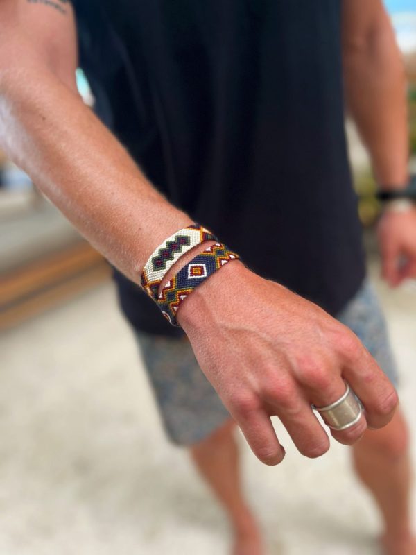 Bracelets tissés duo