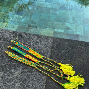 Bracelets tissés Quetzal